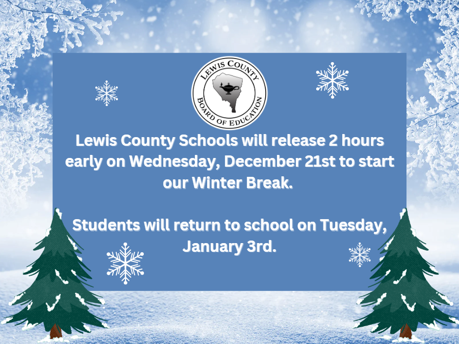 Lewis County Schools Winter Break Roanoke Elementary School