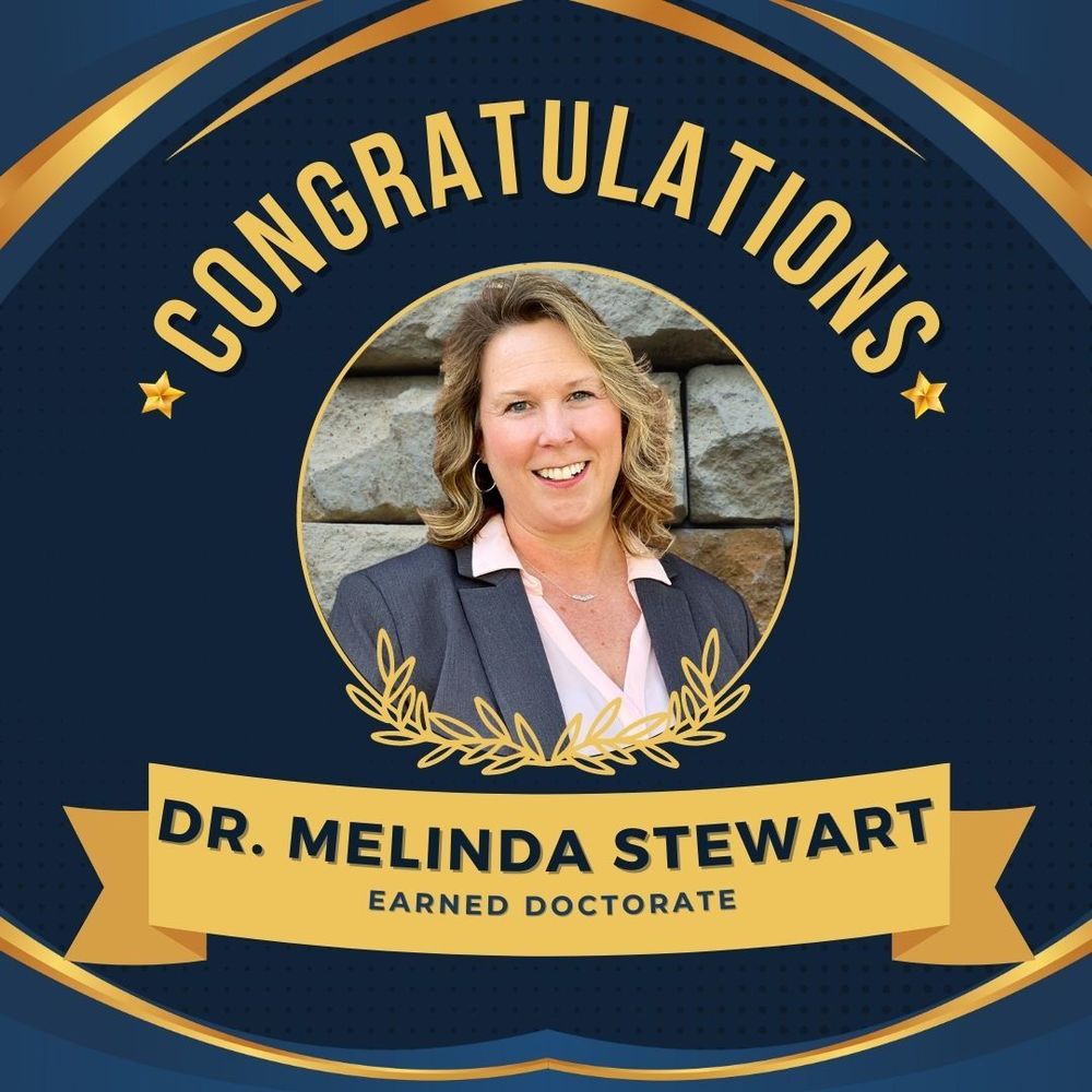 Congratulations Dr. Melinda Stewart